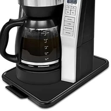 Kitchen Caddy Coffee Maker Sliding Tray, Premium Under Cabinet Appliance Coffee Maker Toaster Blender Air Fryer Stand Mixer (Alloy Steel, 11.7" W x 13.8" D)