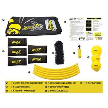 Buzz Ball Spike Battle Game - Fun Outdoor Family Game