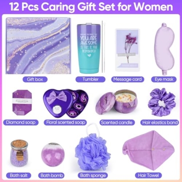 Lavender Spa Gift Box for Relaxation - Self Care