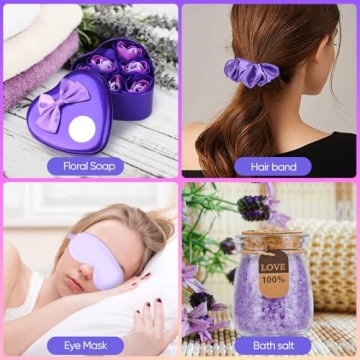 Lavender Spa Gift Box for Relaxation - Self Care