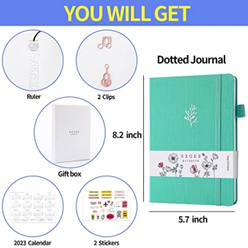 SeQeS Bullet Dotted Journal A5 with 160gsm Paper