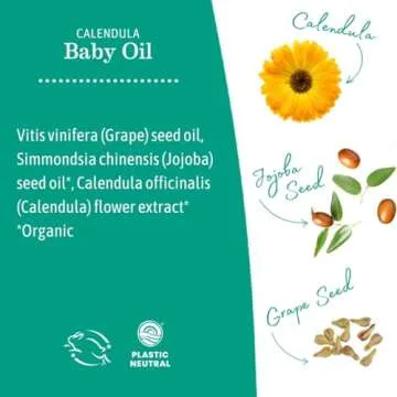 Gentle Organic Baby Oil for Newborn Skin Care