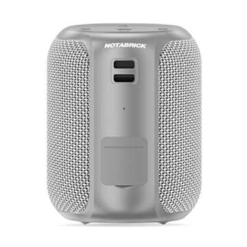 NOTABRICK Bluetooth Speakers - Portable 15W Sound & Waterproof
