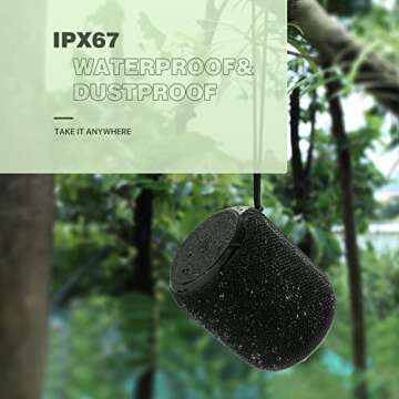 NOTABRICK Bluetooth Speakers - Portable 15W Sound & Waterproof