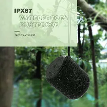 NOTABRICK Bluetooth Speakers - Portable 15W Sound & Waterproof