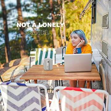 NOTABRICK Bluetooth Speakers - Portable 15W Sound & Waterproof