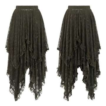 Elegant R.Vivimos Lace Long Skirt for Summer Style