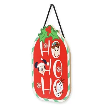 Disney Characters Ho Ho Ho Hanging Wall Decor for Christmas