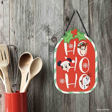 Disney Characters Ho Ho Ho Hanging Wall Decor for Christmas