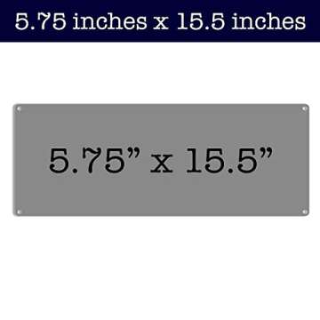 Fresh Bread, 5.75 x 15.5 Inch Aluminum Farmhouse Sign, Rustic Wall Decor for Home, Restaurant, Cafe, Diner, Coffee Shop, Bakery, Farm Theme Gifts for Farmers, Ranchers AL-0616-RK3016