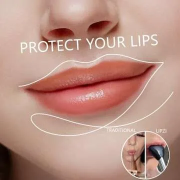 Lipzi - Anti Wrinkle Straw - Stainless-Steel anti-wrinkle drinking straws, Reusable Straws with Cleaning Brush - Eco-Friendly Vs Plastic - Two 40 oz Tumbler Compatible Straws - 4 Straws Total