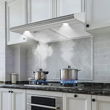 FIREGAS 30" Range Hood with LED and 3 Speed Fan