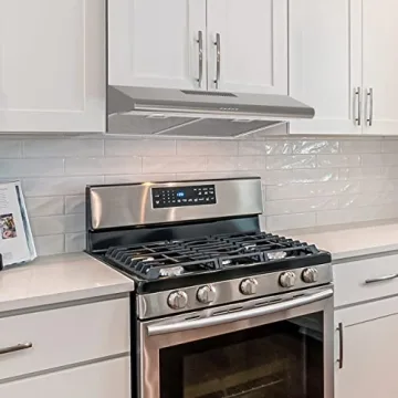 FIREGAS 30" Range Hood with LED and 3 Speed Fan