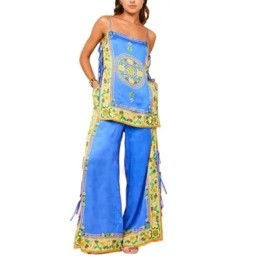 Stylish NUFIWI Women's Floral Summer Pants Set