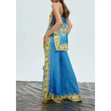 Stylish NUFIWI Women's Floral Summer Pants Set