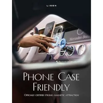 LISEN MagSafe Car Mount for Hands-Free Smartphone Use