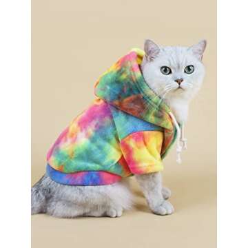 Stylish QWINEE Hoodie for Dogs and Cats - Warm & Cozy