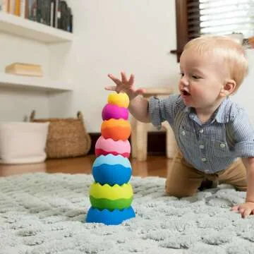 Fat Brain Toys Tobbles Neo - Fun Stacking Toy