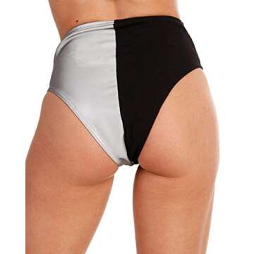 Reflective High Waisted Bottoms for Dance Parties
