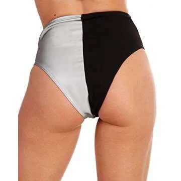Reflective High Waisted Bottoms for Dance Parties
