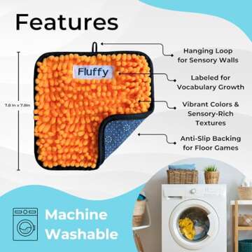 9 Labeled Sensory Mats for Autism Support - Essential Learning Tools