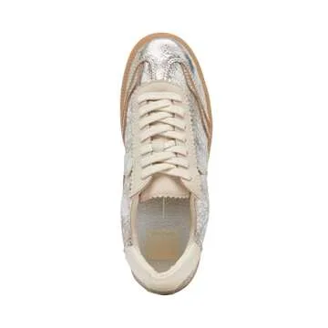 Dolce Vita Women's Silver Lace-Up Sneakers - Style Meets Comfort