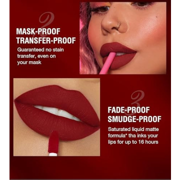 BestLand Liquid Lipstick & Liner Set - 12 Pcs