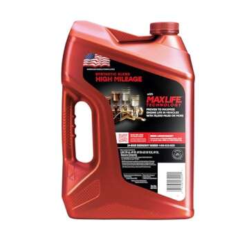 Valvoline High Mileage with MaxLife Technology SAE 5W-30 Synthetic Blend Motor Oil 5 QT