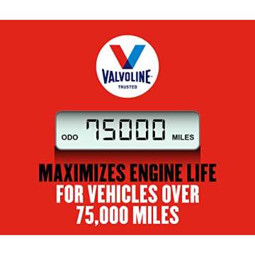 Valvoline High Mileage 5W-30 Motor Oil with MaxLife