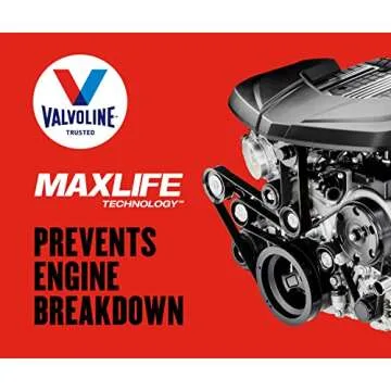 Valvoline High Mileage 5W-30 Motor Oil with MaxLife