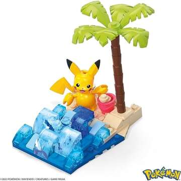 MEGA Pokemon Building Set: Pikachu's Beach Splash