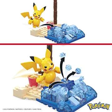 MEGA Pokemon Building Set: Pikachu's Beach Splash