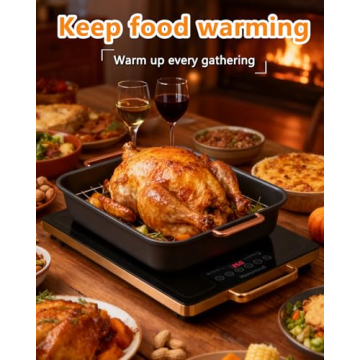 Electric Warming Tray for Perfectly Warm Meals Every Day