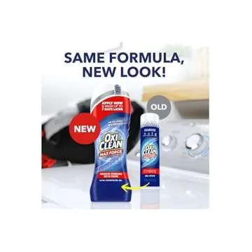 Oxi, Clean Max Force Stain Remover 6.2 Ounce 2-Pack – Stain Stick for Clothes, – Stain Grabbing Nubs Grease Stain Remover for Clothes – Gel Stain for 5 Stain Types