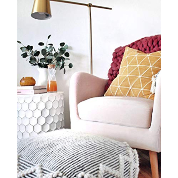 Signature Ashley Polly Honeycomb Stool for Modern Spaces