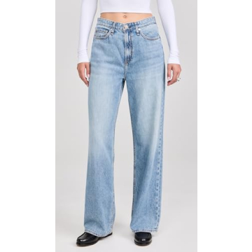 Buy rag & bone Women's Featherweight Logan Jeans in Blue