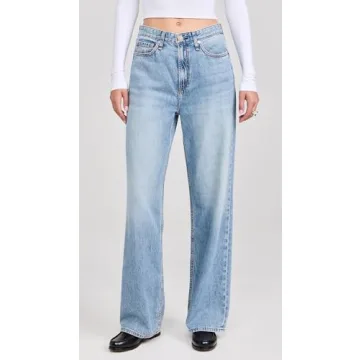 Buy rag & bone Women's Featherweight Logan Jeans in Blue