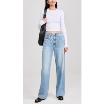 Buy rag & bone Women's Featherweight Logan Jeans in Blue