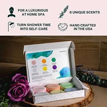Luxury Shower Steamers Gift Set for Aromatherapy Indulgence