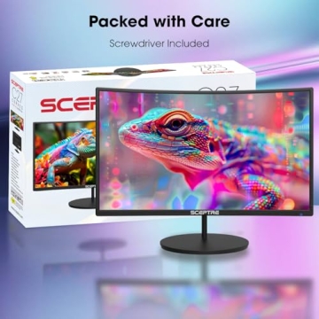 Sceptre 27" Curved Monitor HDMI VGA Built-In Speakers