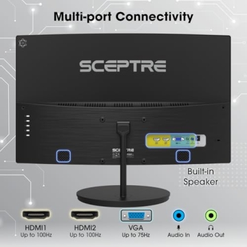 Sceptre 27" Curved Monitor HDMI VGA Built-In Speakers