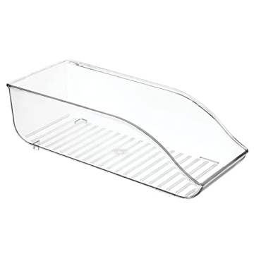 mDesign Long Soda Can Dispenser Organizer for Kitchen