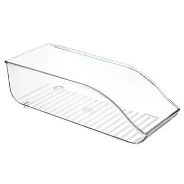 mDesign Long Soda Can Dispenser Organizer for Kitchen