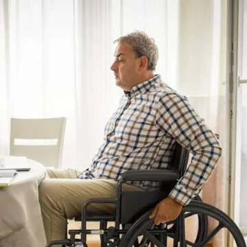 Monicare Wide Foldable Bariatric Wheelchair for Adults