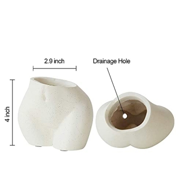 Buy FROZZUR Mini Female Body Resin Planter 5 Inch