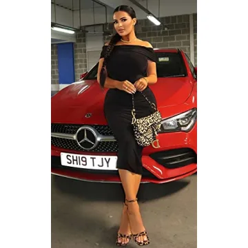 Elegant Off-Shoulder Ruched Midi Dress for Women