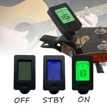 40pcs Guitar Picks and Chromatic Tuner Set for All Guitarists