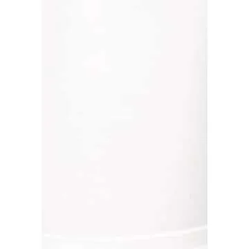 Leggings Depot Women's 3" Waistband Yoga High Waisted Solid Leggings Pants (Full Length, White, Small)