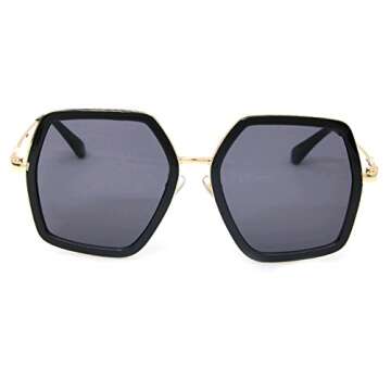 Stylish GAMT Oversized Sunglasses with UV400 Protection
