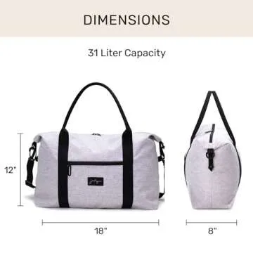 Jadyn Lola Weekender Duffel and Gym Tote for All